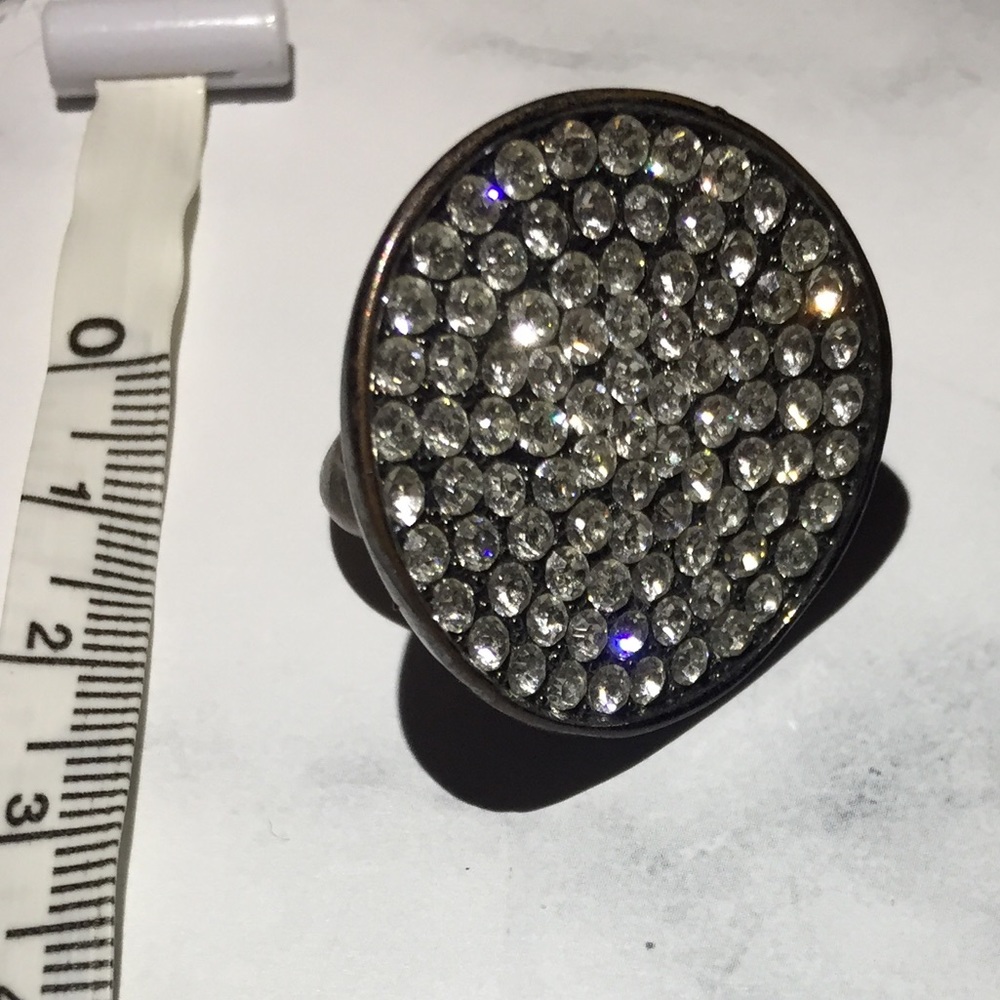 Large, Bent Circle Ring - image 2